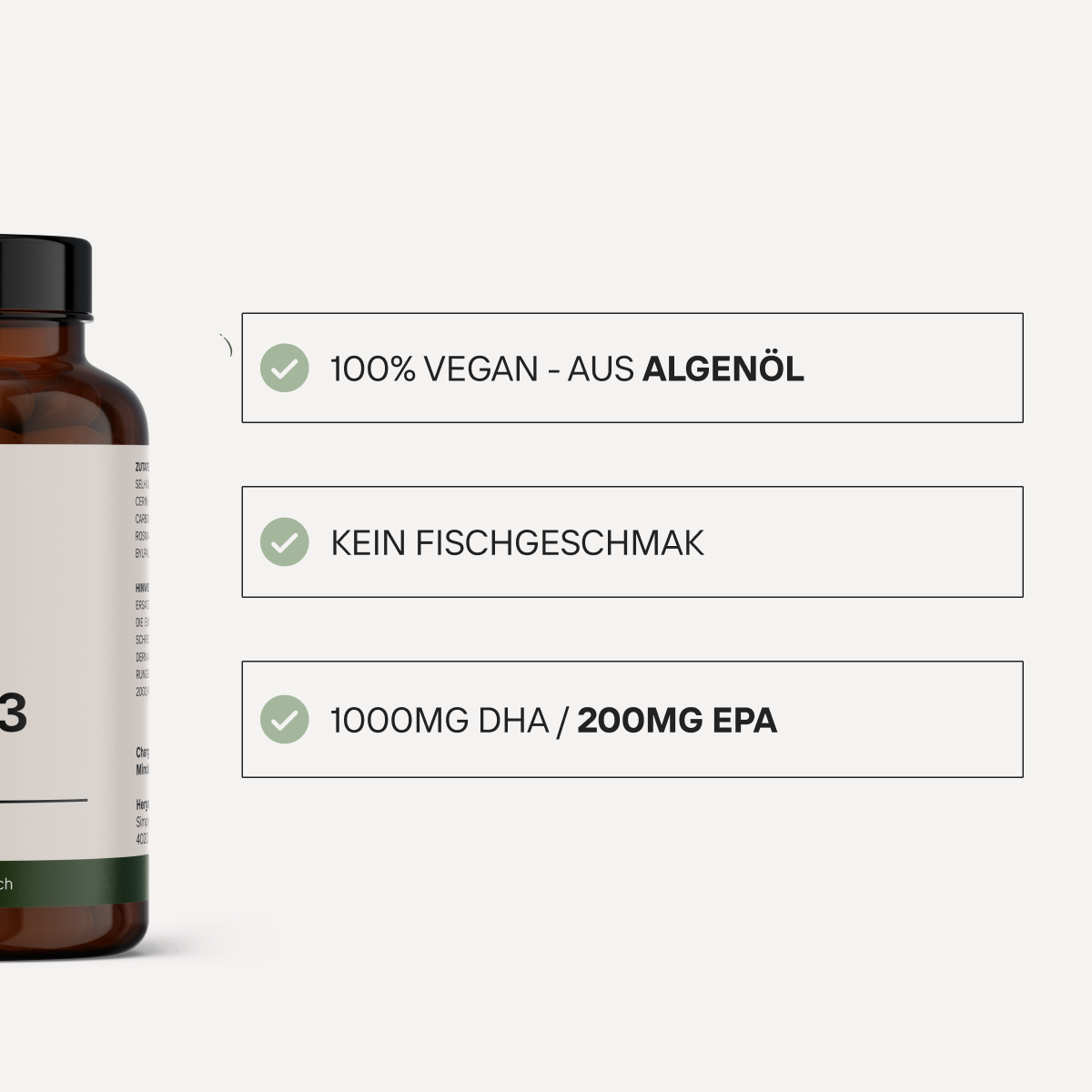 Omega 3 Vegan EPA/DHA